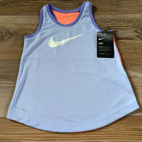 Nike girls DRIFIT 3 pc outfit tank top, tee & Capri leggings size 6/6X( NWT)